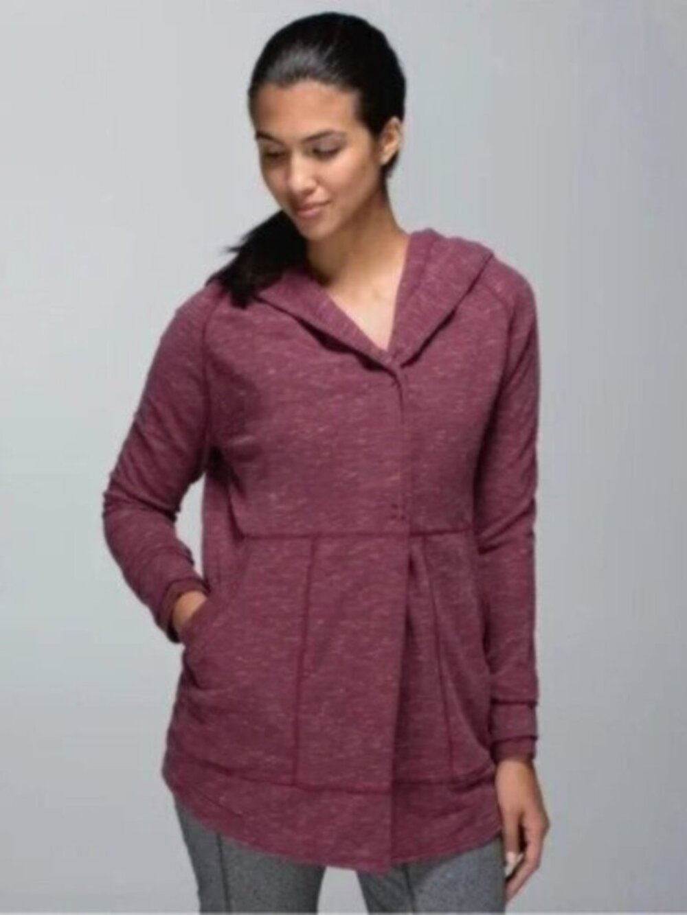 Lululemon Heathered Find Your Centre Hooded Jacket